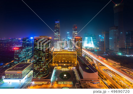 Beijing, China modern financial district skyline Beijing, China modern financial district skyline 49690720