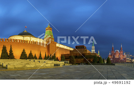 Red Square and St. Basil's Cathedral in Moscow 49691192