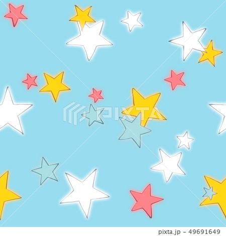 夢見る星の壁紙のイラスト素材