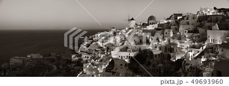 Santorini skyline night Santorini skyline night 49693960