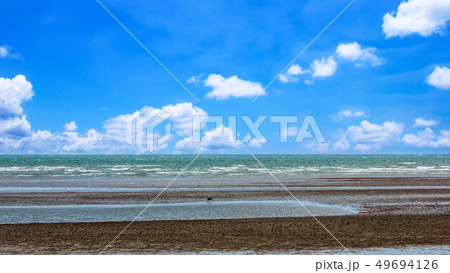 Sky and beach in the daytime of Thailand Sky and beach in the daytime of Thailand 49694126