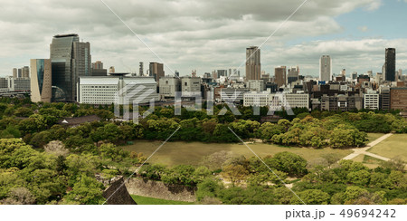 Osaka rooftop view Osaka rooftop view 49694242