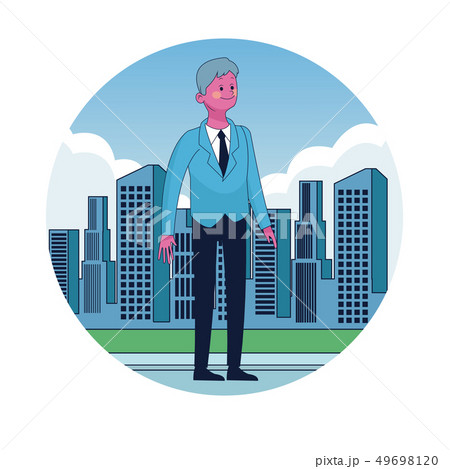 Businessman in the city 49698120