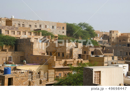 View of small houses from Patwon Ki Haveli, India View of small houses from Patwon Ki Haveli, India 49698447