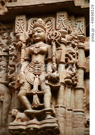 Beautifully carved idols, Jain Temple, Jaisalmer Beautifully carved idols, Jain Temple, Jaisalmer 49698529