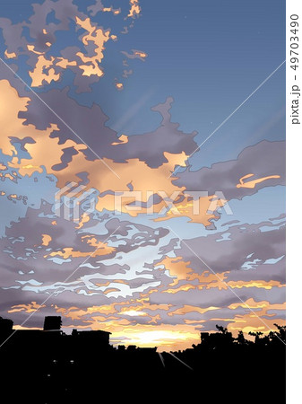 夕焼け 49703490