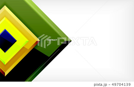 Geometric abstract background, modern square 49704139