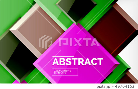 Square geometric background 49704152