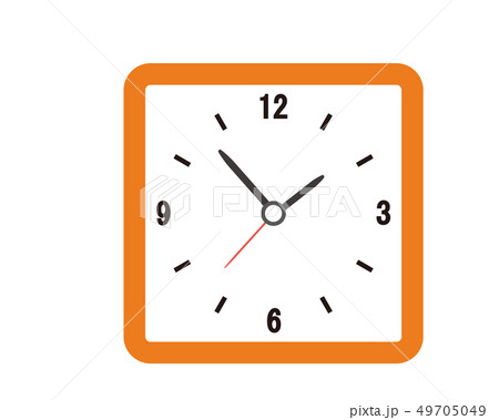 時計　時間　アイコン　掛け時計 49705049