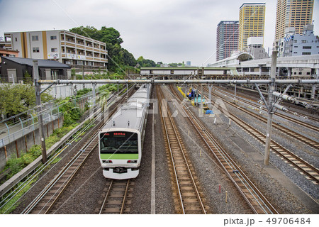 【山手線 E231系 日暮里付近】 【山手線 E231系 日暮里付近】 49706484