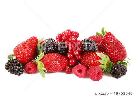fruit berries on white background 49708649