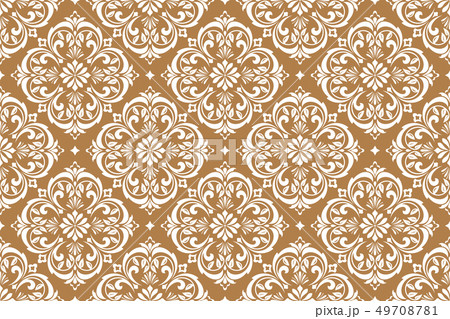 Wallpaper in the style of Baroque. Seamless 49708781