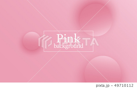 Pink background. 3d design. 49710112