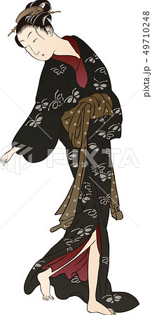 Ukiyo-e Women Part 23 - Stock Illustration [49710248] - PIXTA