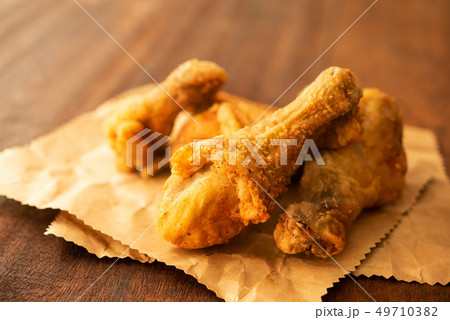 Close up original recipe fried chickens Close up original recipe fried chickens 49710382
