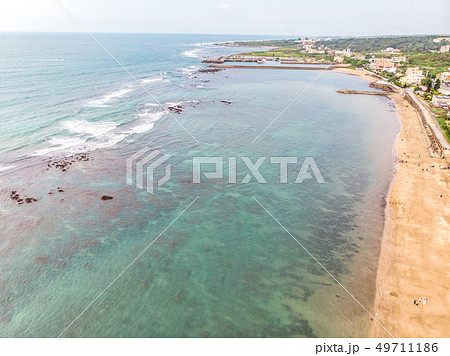 Aerial view of sandy beach,淺水灣,海邊,海,taipei,taiwan 49711186