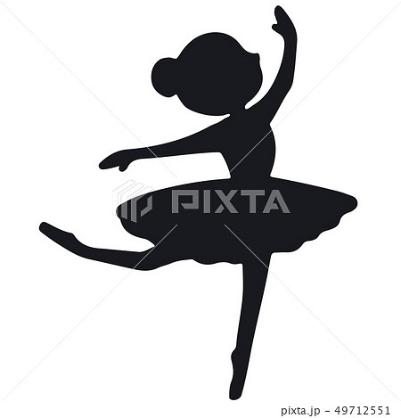 Ballet dancer silhouette - Stock Illustration [49712551] - PIXTA