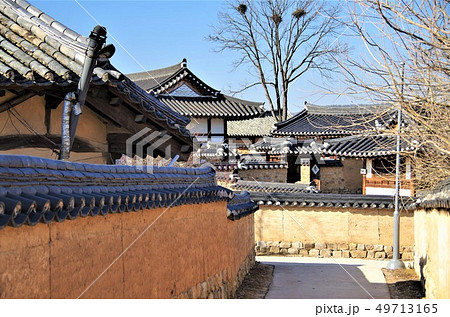 伝統家屋が並ぶ安東・河回マウルの風景 【韓国・安東】 49713165