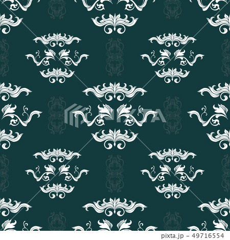Damask hand drawn seamless pattern Damask hand drawn seamless pattern 49716554