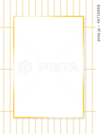和風フレーム　障子 49716668