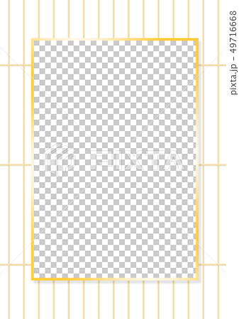 和風フレーム　障子 49716668