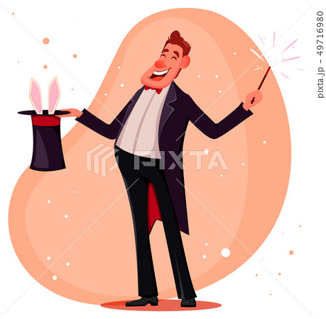 Illusionist shows magical tricks Illusionist shows magical tricks 49716980