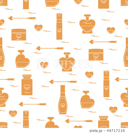 Cute seamless pattern with various accessories for 49717210