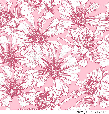 Pink Seamless Pattern for Romantic Valentines Day Pink Seamless Pattern for Romantic Valentines Day 49717343