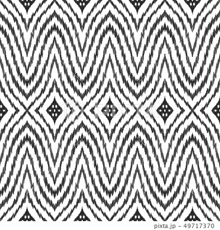 Ikat seamless pattern. 49717370