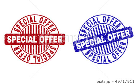 Grunge SPECIAL OFFER Scratched Round Stamps 49717911