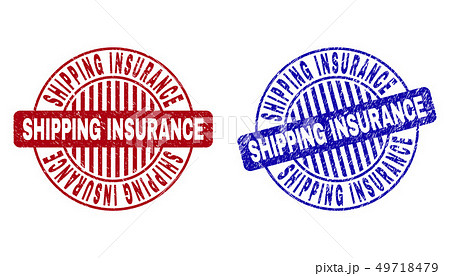 Grunge SHIPPING INSURANCE Scratched Round Watermarks Grunge SHIPPING INSURANCE Scratched Round Watermarks 49718479