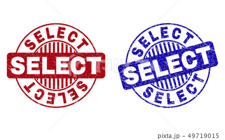 Grunge SELECT Textured Round Watermarks 49719015