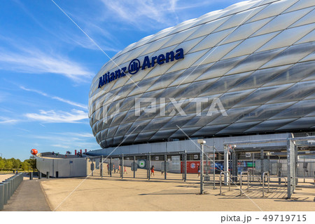 Allianz Arena stadium entrance Munich Allianz Arena stadium entrance Munich 49719715