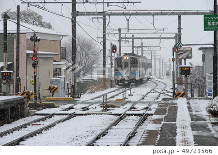 大糸線 四月の雪 2019年4月10日 大糸線 四月の雪 2019年4月10日 49721566