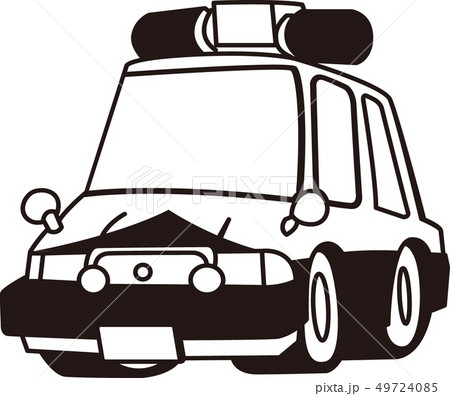パトカーのイラスト素材 パトカーのイラスト素材