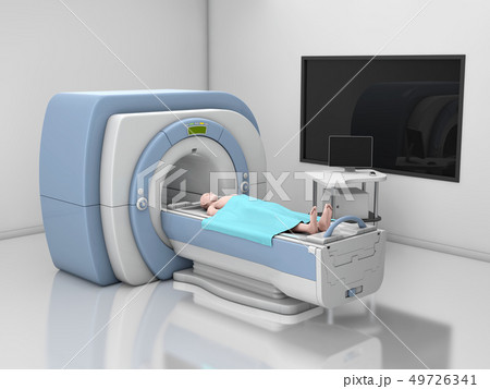 MRI Scanner. Magnetic Resonance Imaging of body. 49726341