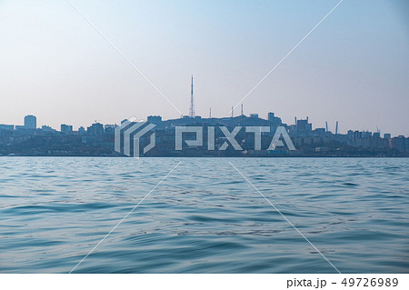 Vladivostok city view from the sea 49726989
