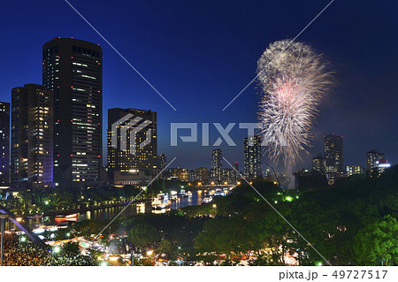 天神祭花火 49727517