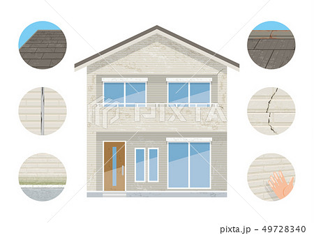 外壁塗装シリーズ　ビフォー　各種症状 49728340