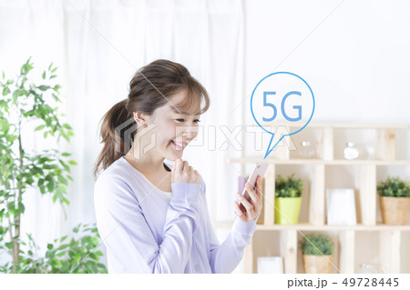 スマートフォン 5Gイメージ スマートフォン 5Gイメージ 49728445