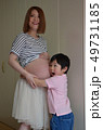 妊婦と男児 49731185
