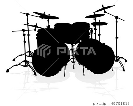 Drum Kit Silhouette Drum Kit Silhouette 49731815