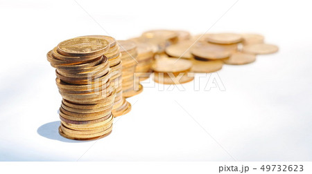 The concept of saving money set up The concept of saving money set up 49732623