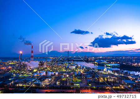 《三重県》四日市・工場夜景 49732715