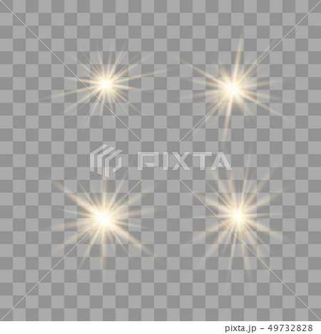 Set of gold beautiful stars. Set of gold beautiful stars. 49732828