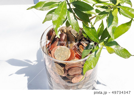 The concept of saving money  49734347