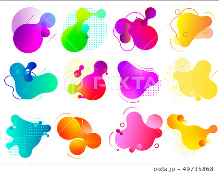 Set of colorful gradient Set of colorful gradient 49735868
