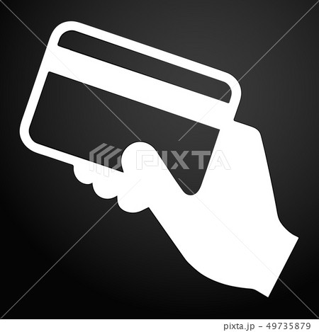 Hand holding credit card. EPS10 Hand holding credit card. EPS10 49735879