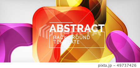 Techno lines, hi-tech futuristic abstract 49737426