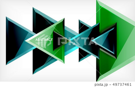 Triangular low poly background design, Triangular low poly background design, 49737461